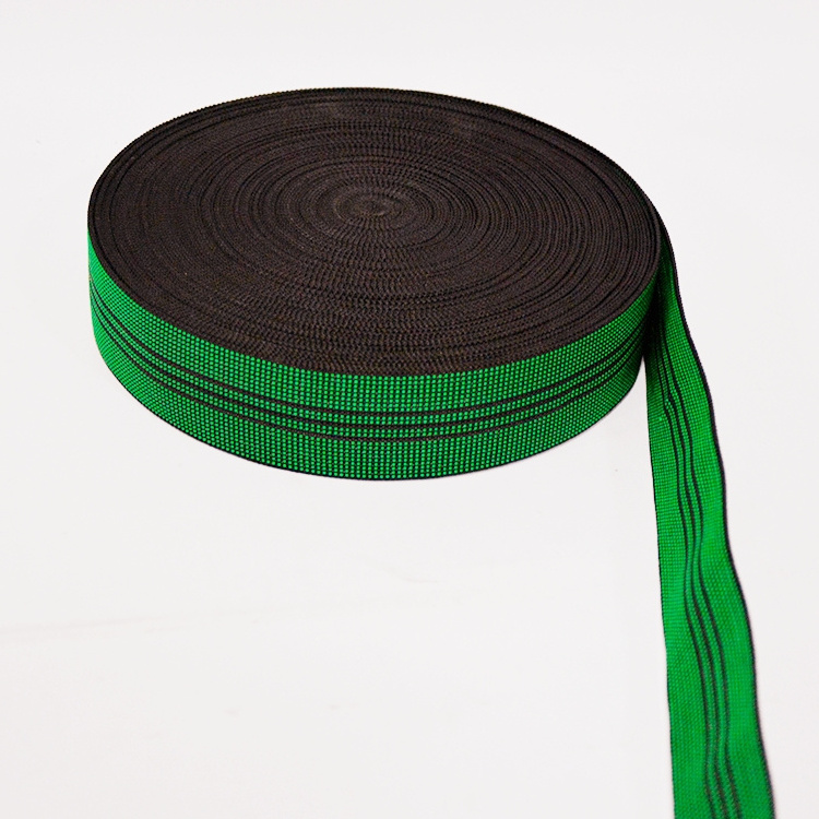 OUTONG Professional Manufacturer High Quality Woven Elastic Band Sofa Webbing Ribbon Upholstery Straps For Furniture