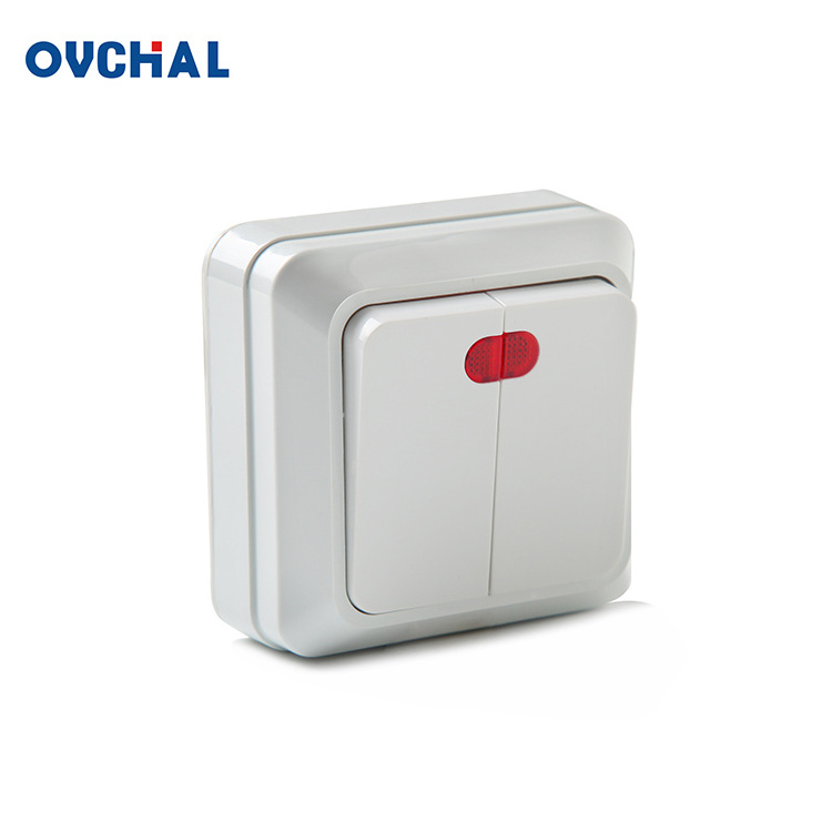 OUCHI Manufacturers European Style One Gang Two Way Electrical Light Switch