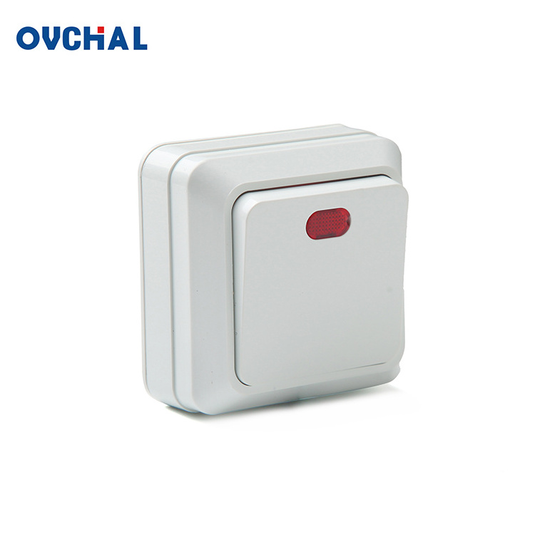 OUCHI Manufacturers European Style One Gang Two Way Electrical Light Switch