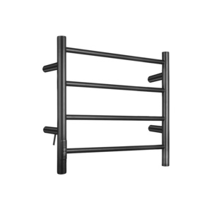 Wholesale modern black electric heated warmer towel rack