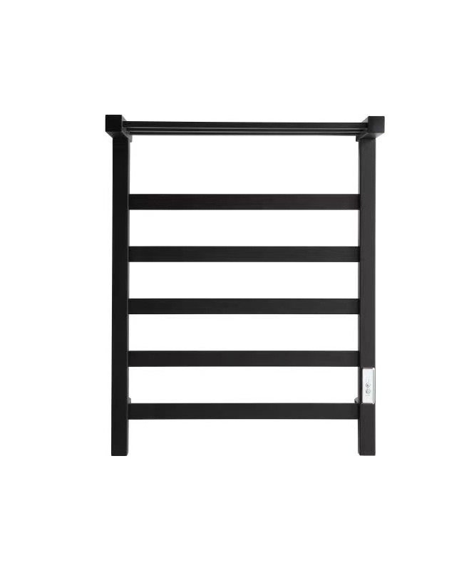 Wholesale modern black electric heated warmer towel rack