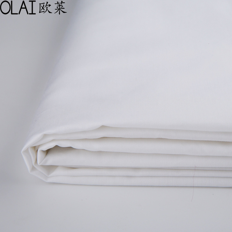 Nantong textile factory wholesale Dobby Plain Weave 100% cotton fabric roll for bed sheets