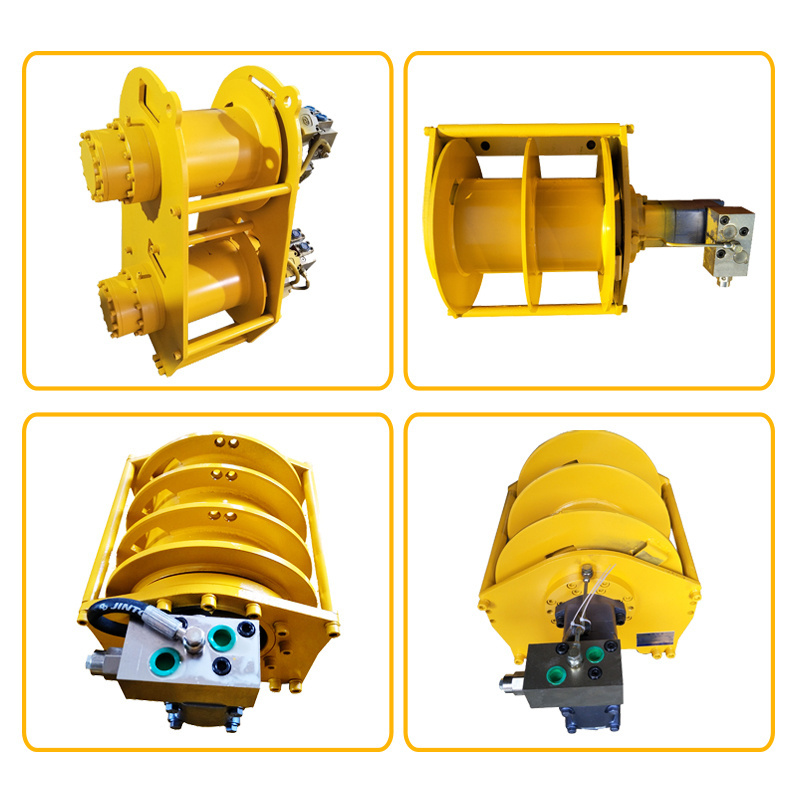 Widely Used Double Drum Hydraulic Hoisting Winch 30 Ton  For Sale