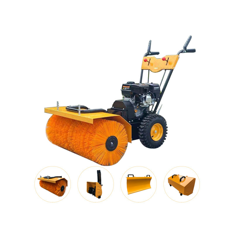 Self-propelled Walk Behind Snowplow snow Blower Thrower Sweeper