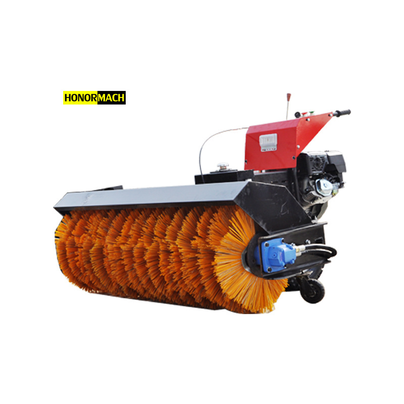 Multi-functional Gasoline Hydraulic Snow Blower With 1/1.5m Brush