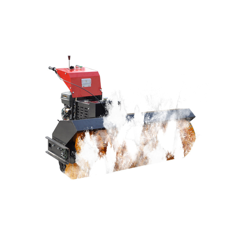 Multi-functional Gasoline Hydraulic Snow Blower With 1/1.5m Brush