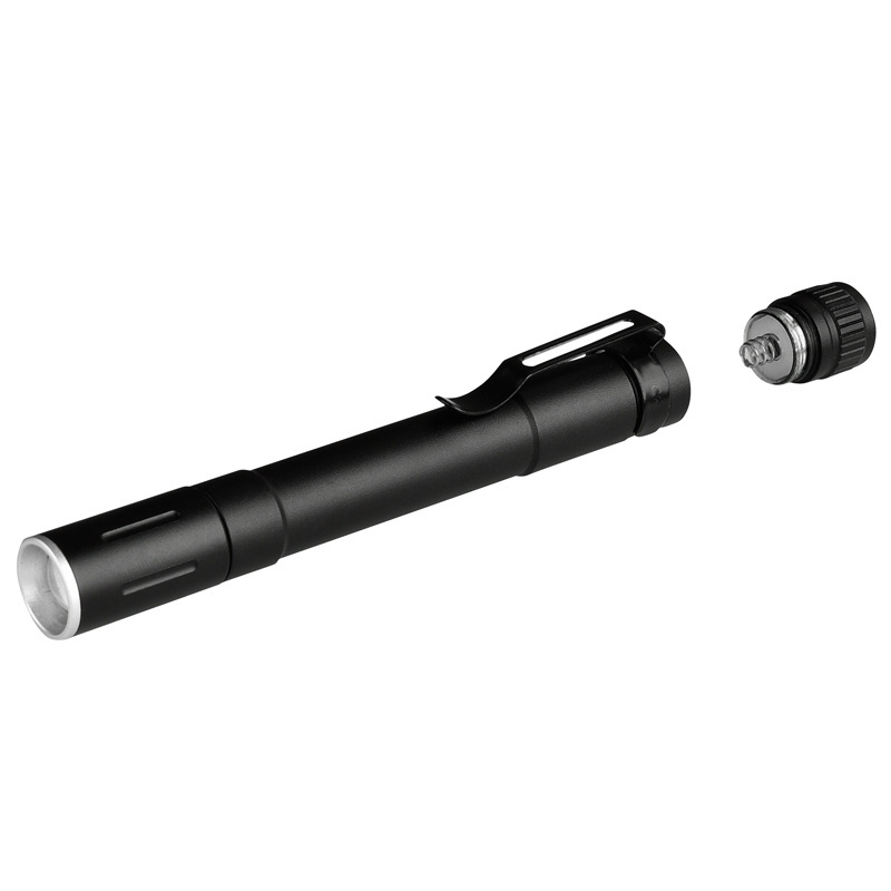 RTS XPE LED pen-shaped flashlight LED mini zoom flashlight Medical mini penlight Q5 Led Tactical Flashlight With Clip