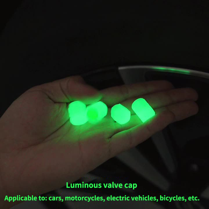 AT MTB mini fluorescent led bike wheel valve cap light flash bicycle air valve caps for tires night light Led Bike Wheel Lights