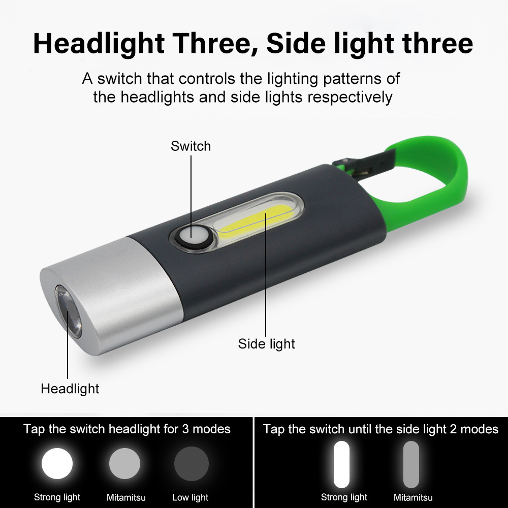 AT Customizable torch brightest led linterna flashlight magnetism rechargeable handheld mini zoom flashlights torches