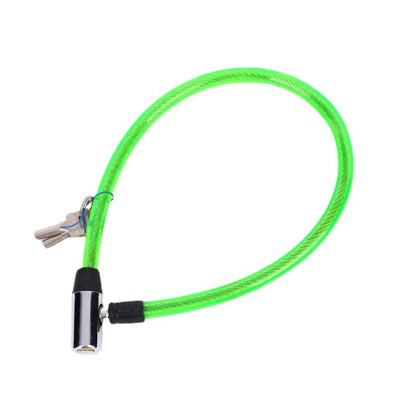 Hot Sale Motorcycle Electric Vehicle Lock Security Bicycle Lock Chain Anti-Theft Safety Bicycle Steel Cable Wire Lock