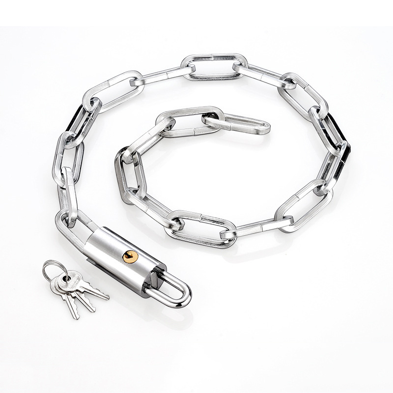 Bicycle/motorcycle lock chain lock anti-theft, Universal square head chain lock