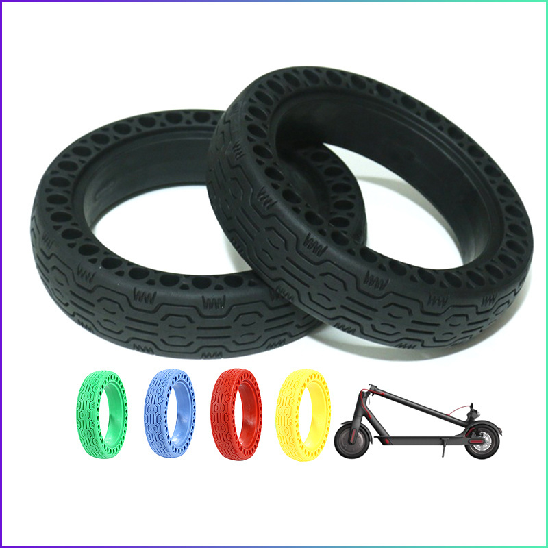 Mobility Scooter for xiaomi pro scoote 8 1/2*2 Colorful Solid Tire Xiaomi M365 Spare Parts/8.5 inch Colorful Solid Tire