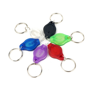 RTS portable keyring mini flashlight hot selling promotional gifts LED small pocket custom mini torch keychain flashlight