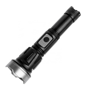 RTS Most Powerful Flash Light 4 gear power display 5 Modes Usb Zoom Led Torch 18650 or 26650 Battery Emergency Lights flashlight