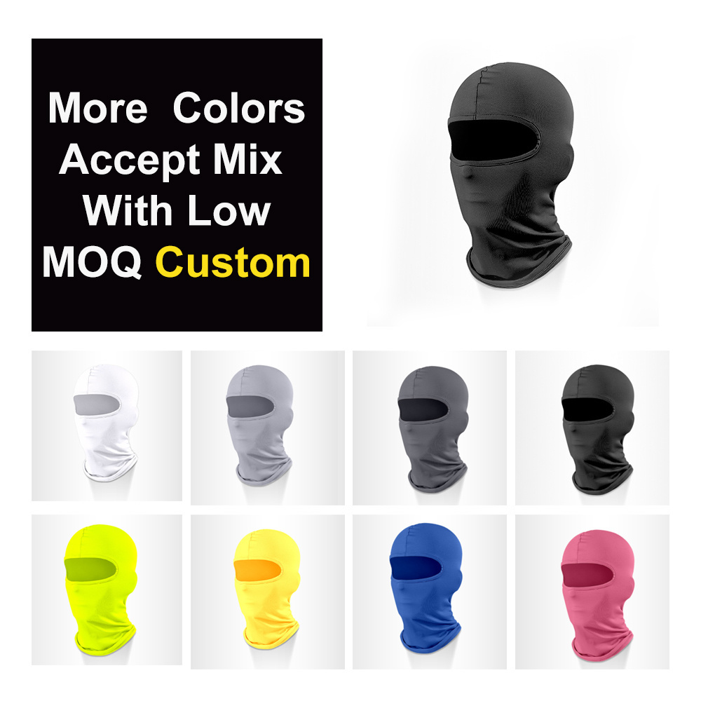 High qualtity Wholesale Custom logo face mask Full Face Cover Ski Mask 1 hole balaclava