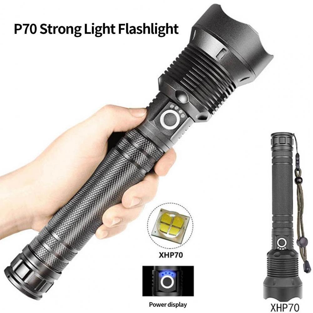 RTS Xhp50 USB Rechargeable Powerful Led Flashlight 10W 10000 lumens 5Modes Waterproof Camping Torch Flash Light