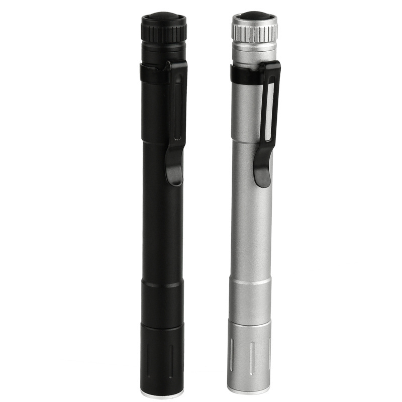 RTS XPE LED pen-shaped flashlight LED mini zoom flashlight Medical mini penlight Q5 Led Tactical Flashlight With Clip