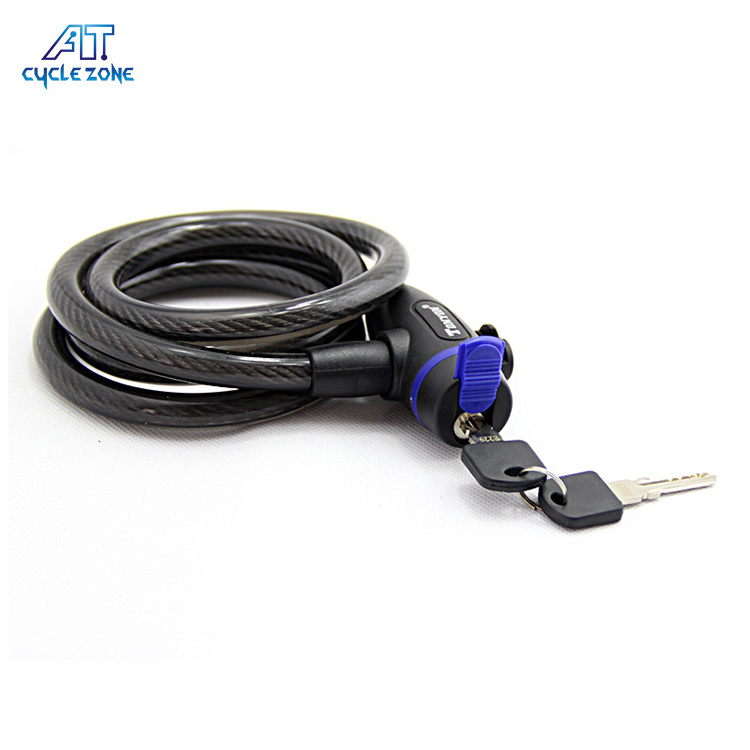 Universal bicycle password lock mountain bike wire lock anti-theft bicycle bike accessories cable lock 1.2m