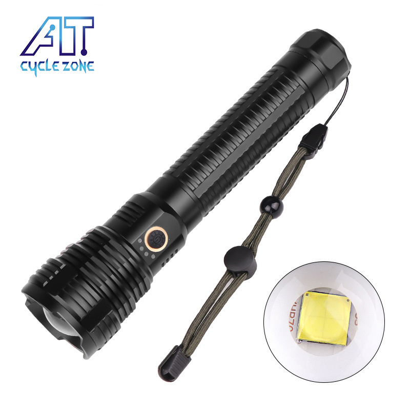 RTS Outdoor camping XHP70 Flashlight micro USB Zoom rechargeable flashlights 5 lightning models flashlights