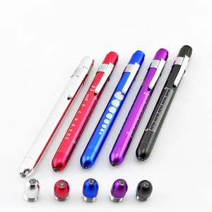 RTS Aluminum alloy light-duty pen lamp pocket portable flashlights with clip pen lamp