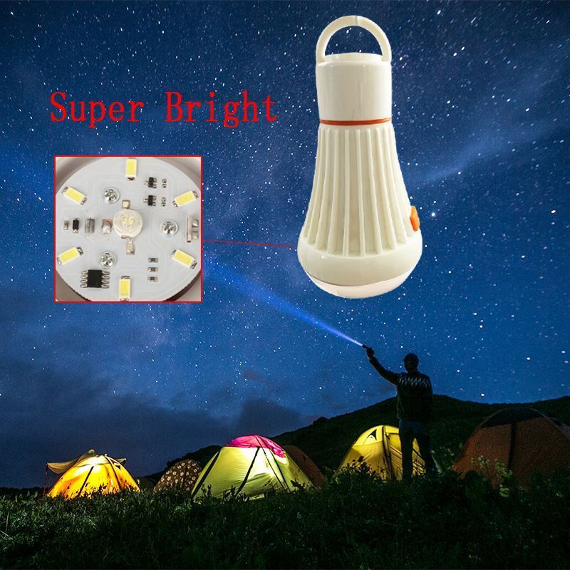 Rechargeable flashlight with hanger  6 LED Lantern Tent Lamp Flashlight strong magnet Camping Lights