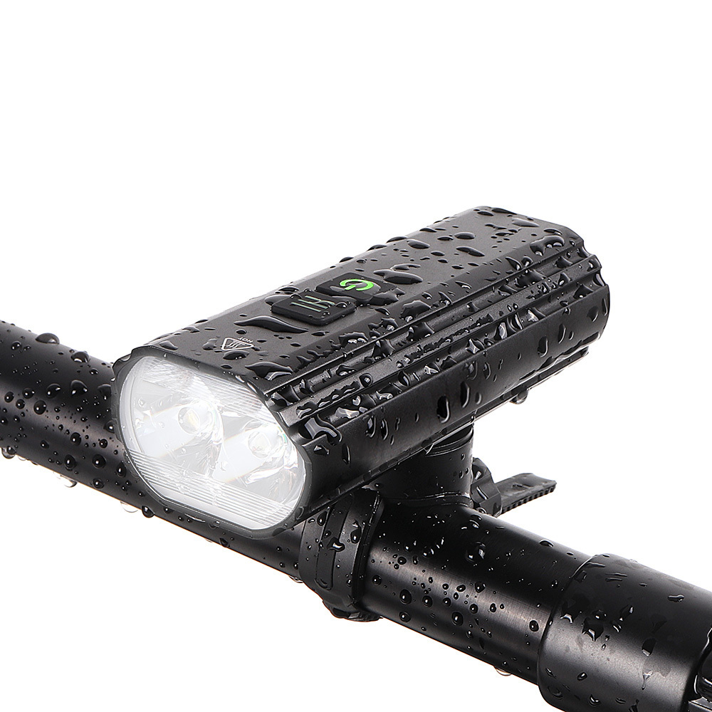 Cycle Bike Light IPX-6 Waterproof Rechargeable Bicycle Accessories Bicycle Led Front Light With 5 Modes Front Rear Set Mount