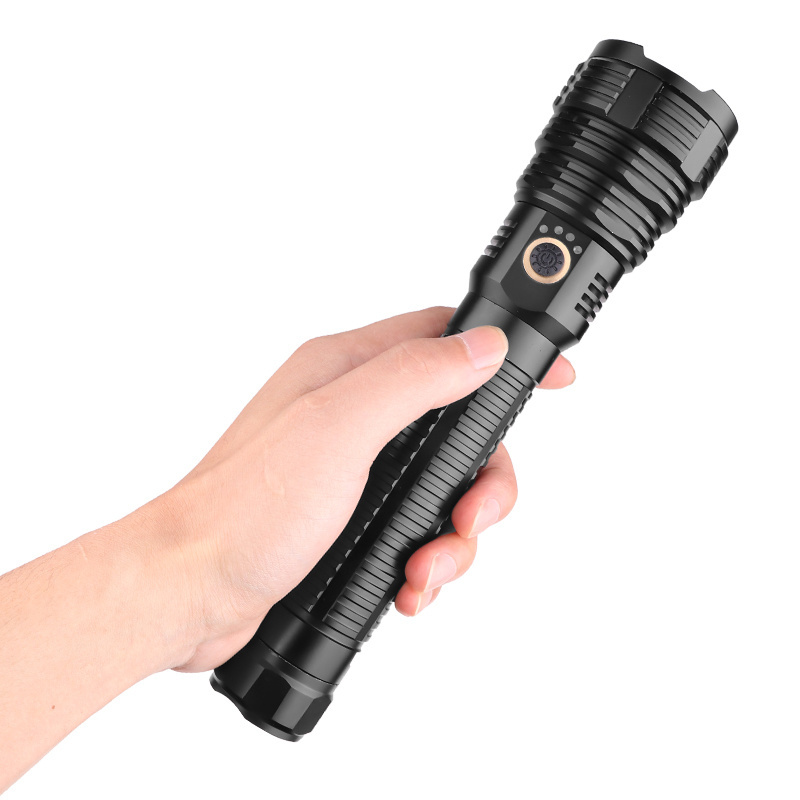 RTS Outdoor camping XHP70 Flashlight micro USB Zoom rechargeable flashlights 5 lightning models flashlights