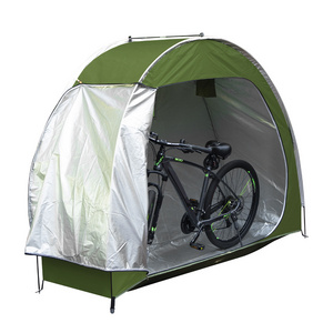 RTS Outdoor Bike Tent Cover Waterproof Bicycle Storage Shed Heavy Duty Oxford Storage Tents For Bikes Lawn Mower Garden Tools