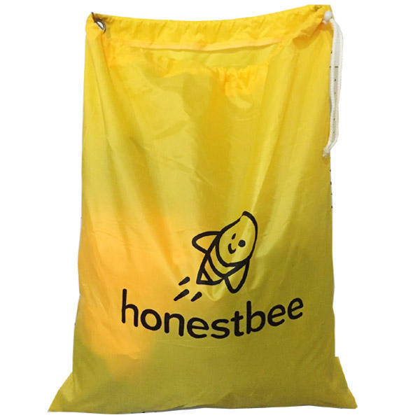 Wholesale custom printed reusable eco2go textile door laundry commercial packing eco bags