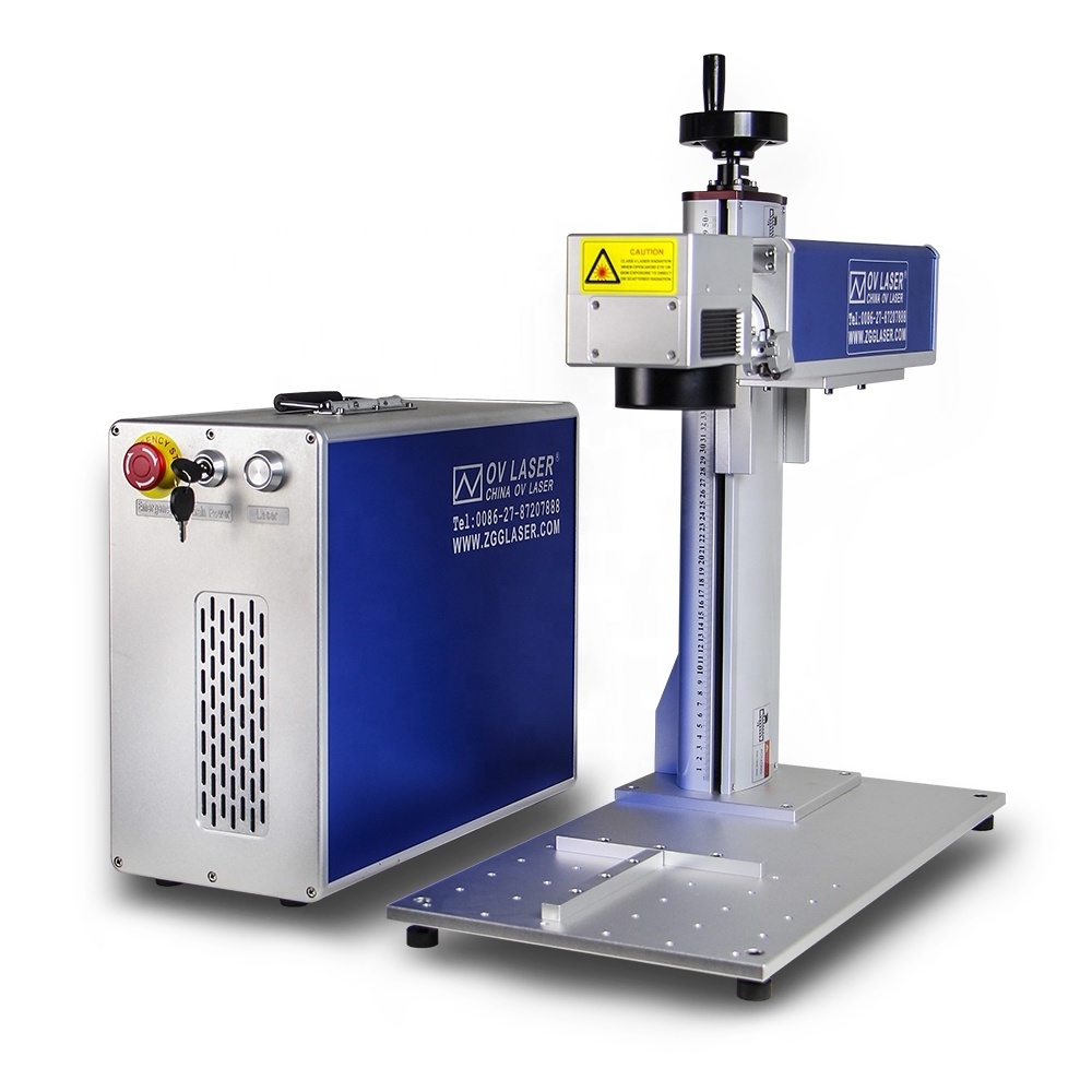 20w 30w 50w 60w 80w and100w cnc portable fiber laser marking machine for metal non metal engraving machine