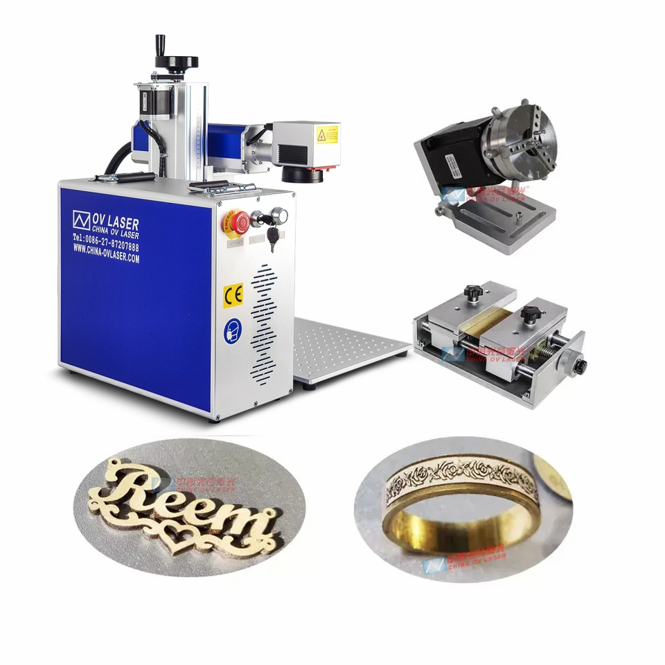 jewelry laser engraving machine auto focus jpt mopa m7 60w gold laser cutting machine price