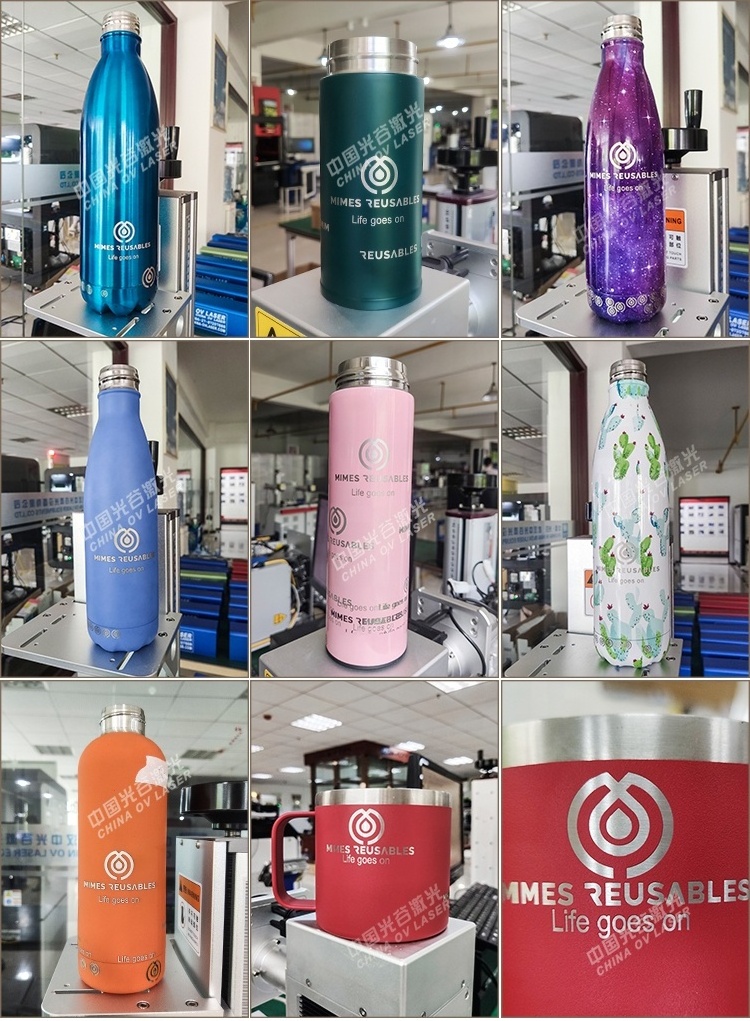 Portable fiber laser 30w marking and engraving machine for cup bottles tumblers pens vape lighter gold silver jewelry firearms