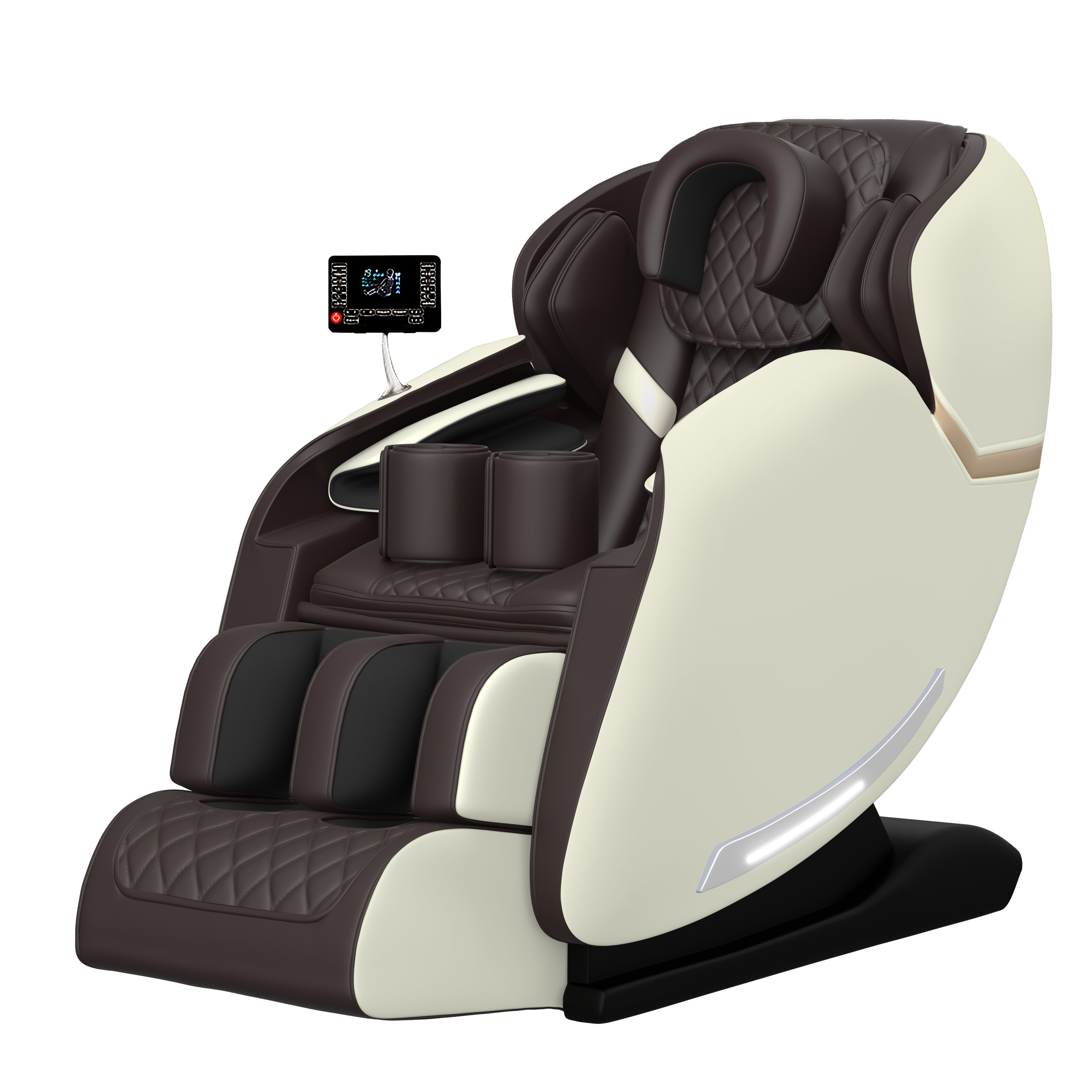 Oyeal Professional Massage Best Grey Zero Gravity Human Touch Stretch 4D Track Latest Electronic Massage Chair Body Massager