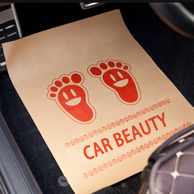 Car Wash Floor Mats Kraft Paper Car Floor Mat  Auto Floor Mat Suitable For Auto Beauty Shop