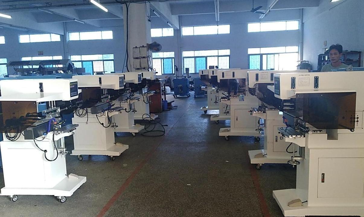 Laser Positioning Boxing Gloves Tampo Pad Printing Press Machine For Clothing Label