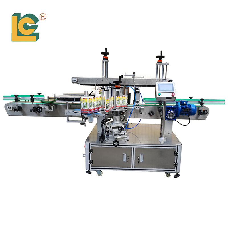 LC Brand Automatic Industrial Professional Glass Bottle Vial Can Barcode Sticker Attachment Labeling Machine