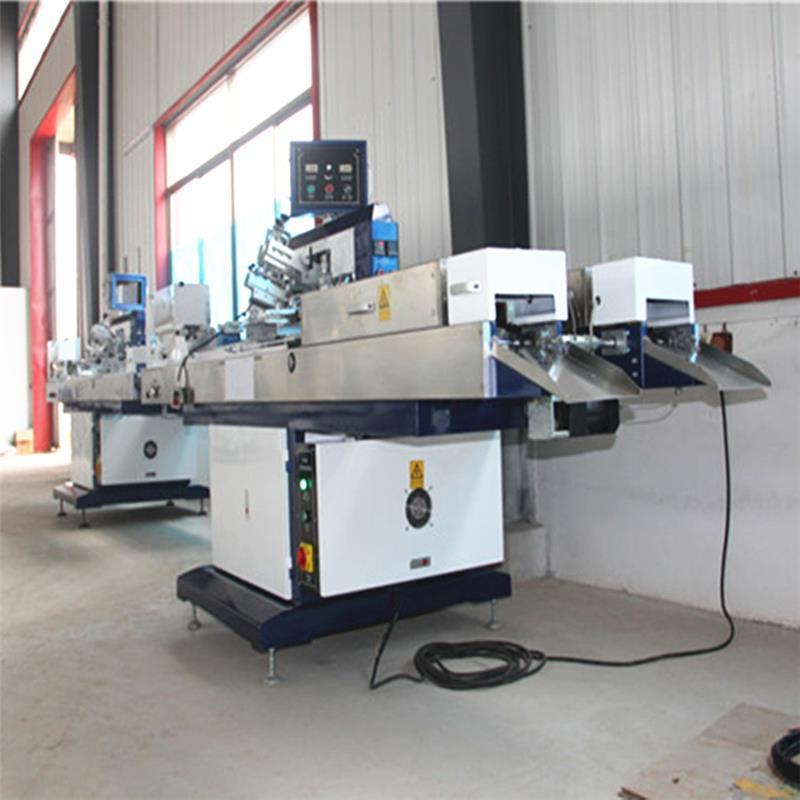 hot sale full automatic ball pen screen printing machine for pen printer with UV curing machine