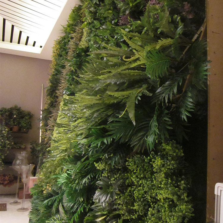 China Supplier Cheap Vertical Garden Artificial Green Grass Wall Decoration