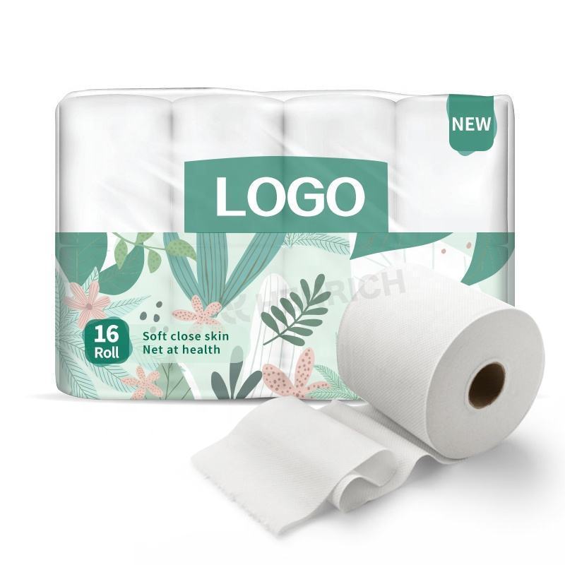 Bamboo Pulp Toilet Printed Roll Tissue Paper Charming Ultra Soft 5 Ply Toilet Paper