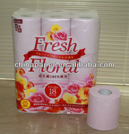 Embossed Virgin Bamboo Pulp Custom Design Printed Soft Wrapping Toilet Roll Tissue Paper For Bathroom