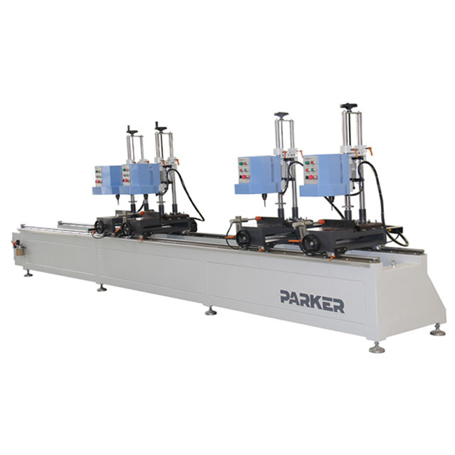 Multi head automatic drilling milling machine for Aluminum window and door and facade profiles