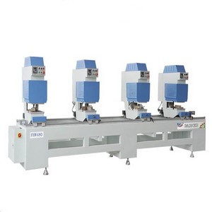 High quality full automatic seamless 4 heads PVC window door welding machine