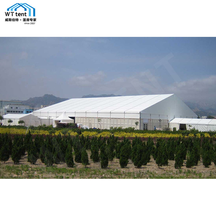 12x10m 12x15m 12x20m wholesale Aluminum Frame A Shape Big Outdoor Canopy Tents With Sides aluminium warehouse tent