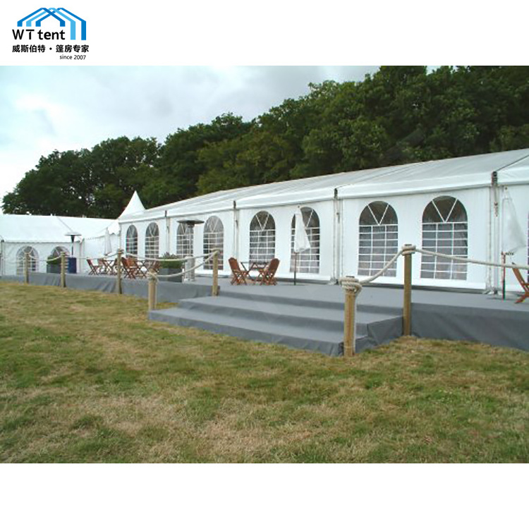 12x10m 12x15m 12x20m wholesale Aluminum Frame A Shape Big Outdoor Canopy Tents With Sides aluminium warehouse tent