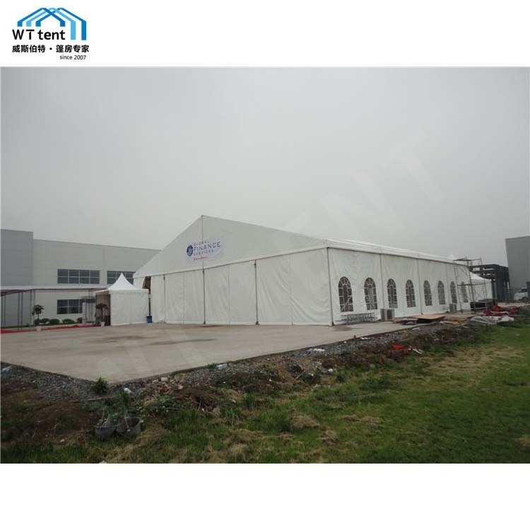 9x18m 9x25m Heavy duty large waterproof fireproof warehouse storage  industrial workshop marquee tent for outdoor