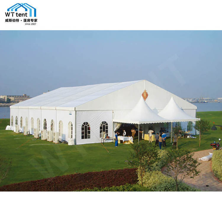 200 to 300 people Luxury Wedding Marquee Tent with Decoration Lining Rental Party Tent Event Tent