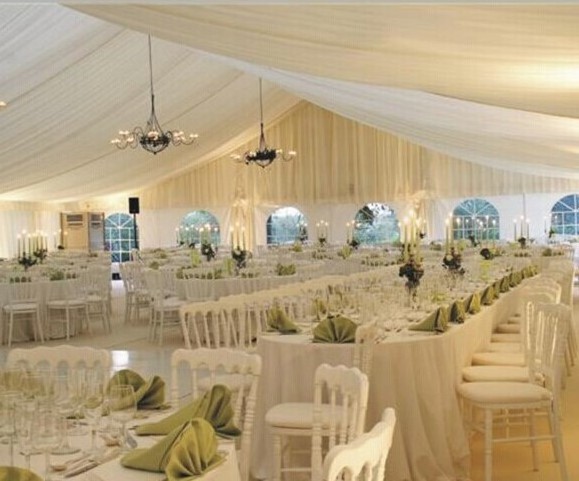 200 - 300 people Luxury Wedding Marquee Tent with Decoration Lining rental party tent  for sales