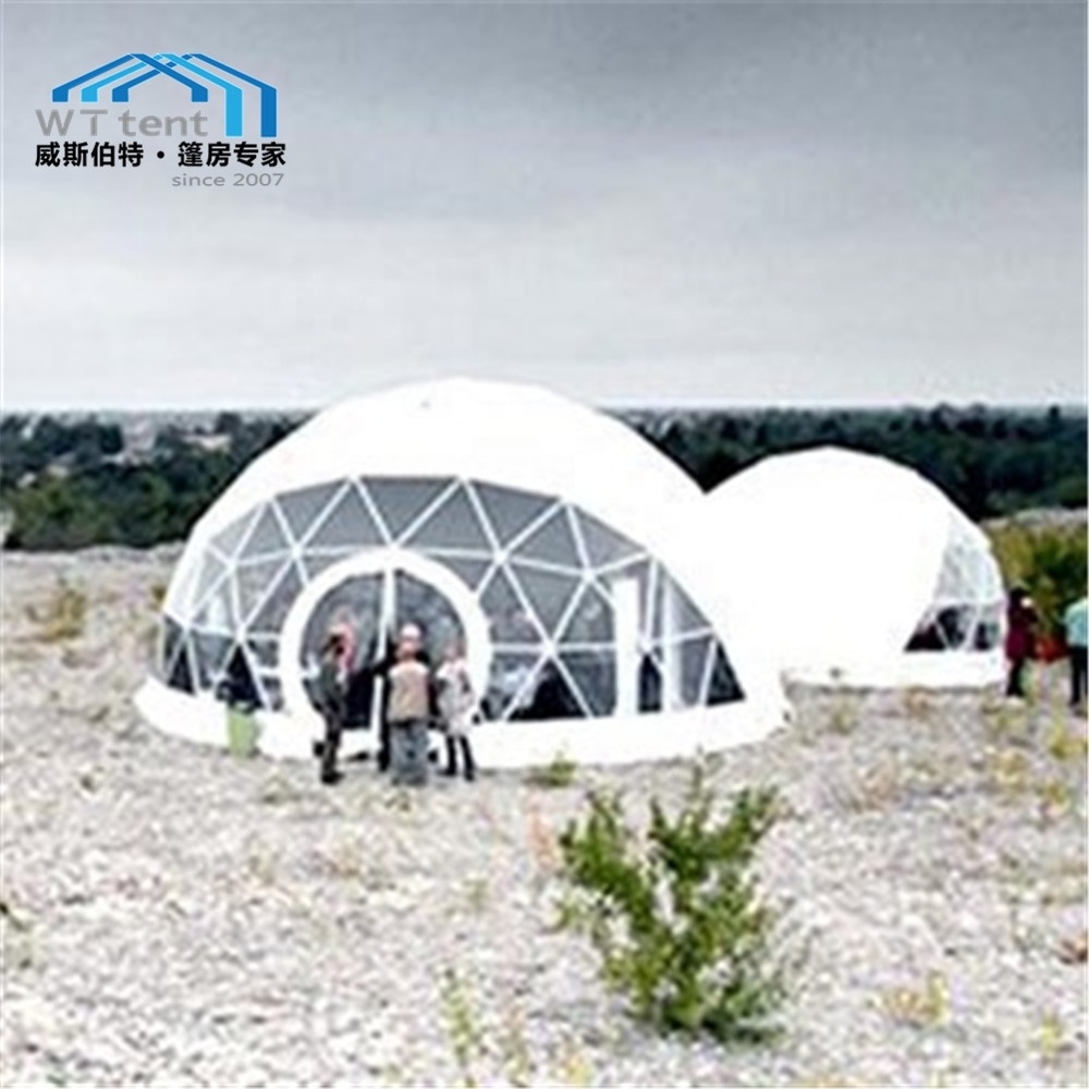 6m geodesic dome 2 people igloo spherical tent glamping pods tent luxury for sale party tents