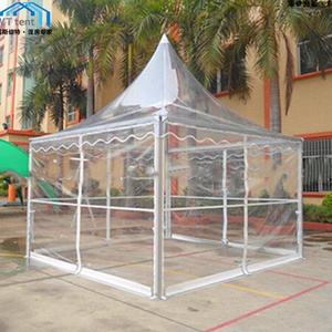 Pagoda Tent Transparent Clear Roof Aluminum Frame Pagoda Marquee