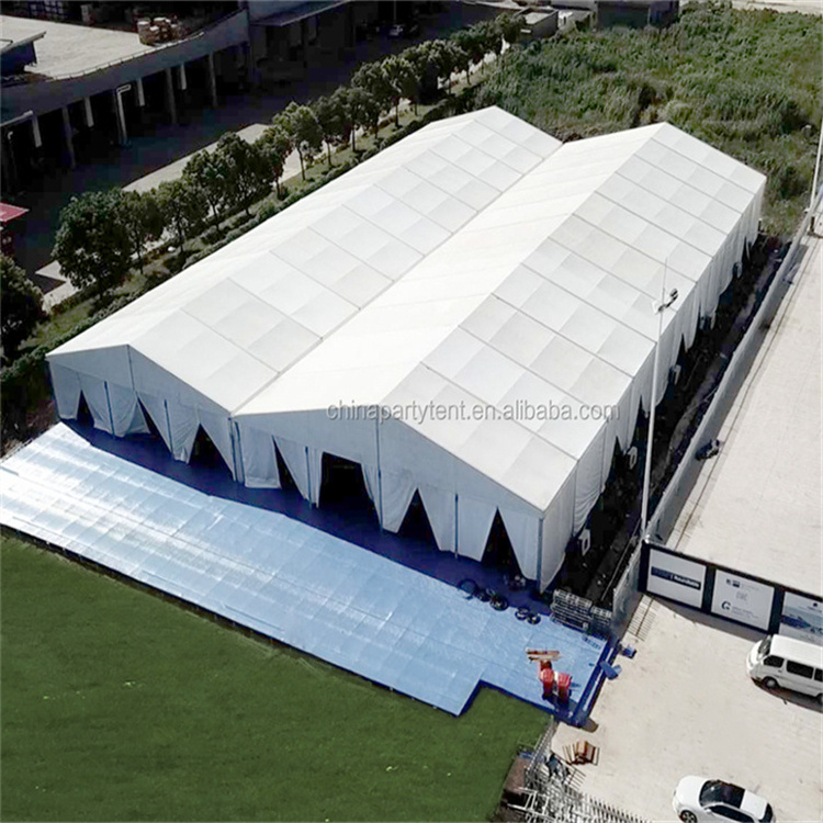 Outdoor industrial tent 20x20m 20x30m carpa industrial teni storage portable tent structure multi span warehouse china